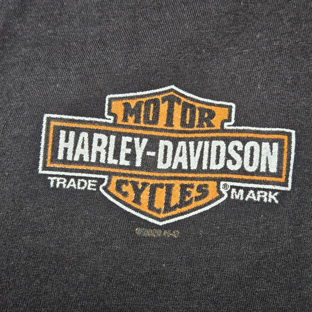Harley-Davidson Zion Utah Shirt Women’s L Black V-Neck Graphic T-Shirt - Picture 4 of 11